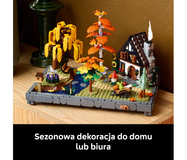 LEGO ICONS 11372 Jesienny ogród z chatką - 1473408 - zdjęcie 9